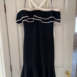 AQUA Formal Midi Dress